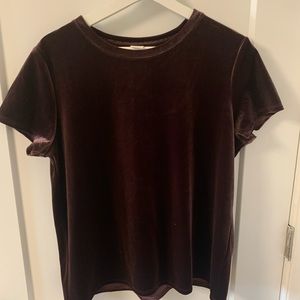 Burgundy / purple velvet Gap T-Shirt